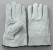 牛床革内縫い作業手袋(内綿入り)【１ﾀﾞｰｽ】
